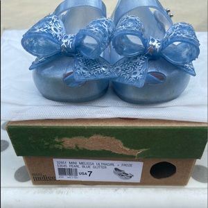 GUC TODDLER GIRL MINI MELISSA FROZEN 🥶 SHOES!!